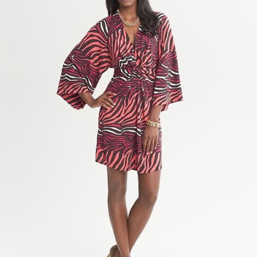 Issa for Banana republic kimono wrap dress